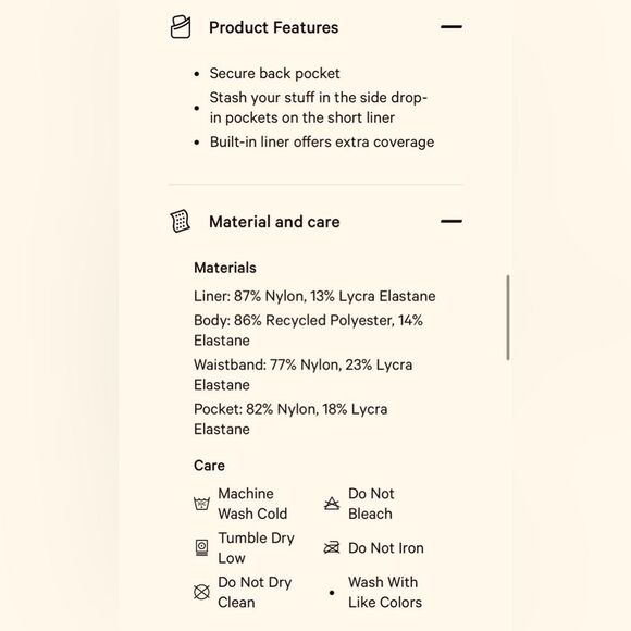 LuLuLemon ultra Light Gray (silver) Tennis/Golf Skirt; Size 12; GREAT condition! - Picture 13 of 16